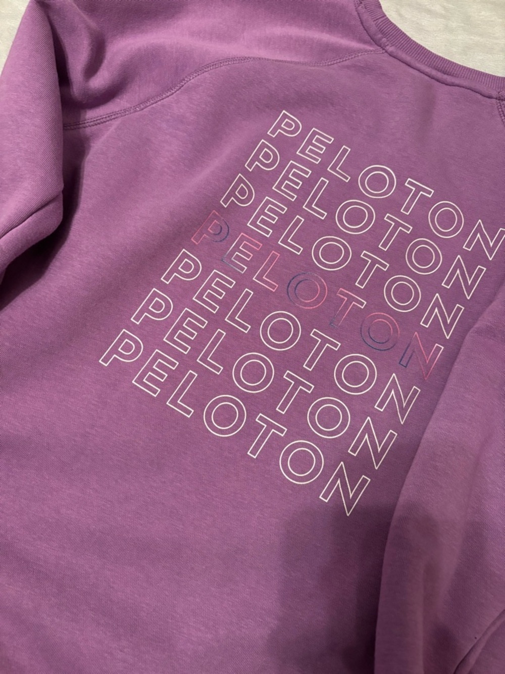Peloton Purple Crewneck Sweatshirt M